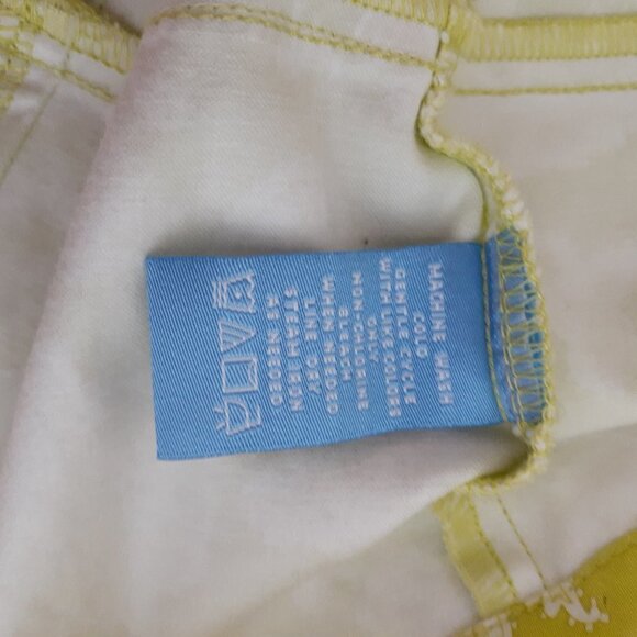 EVAN PICONE Stretch Casual Paisley Jacket w Snaps & Pockets; Lime; Size XL - Picture 5 of 5